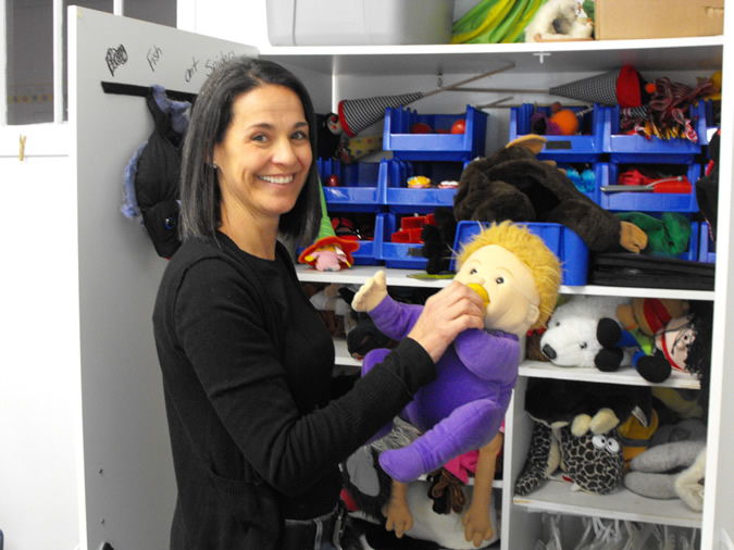 The puppets are a big part of our every day and often times parents need a clarification if a certain puppet characters are in fact not another person that comes and goes at the KCH.