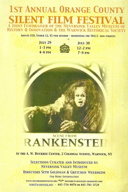 Silent Film Festival Poster scan