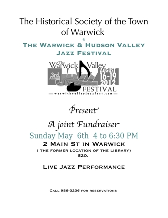 Fundraiser 2012 poster